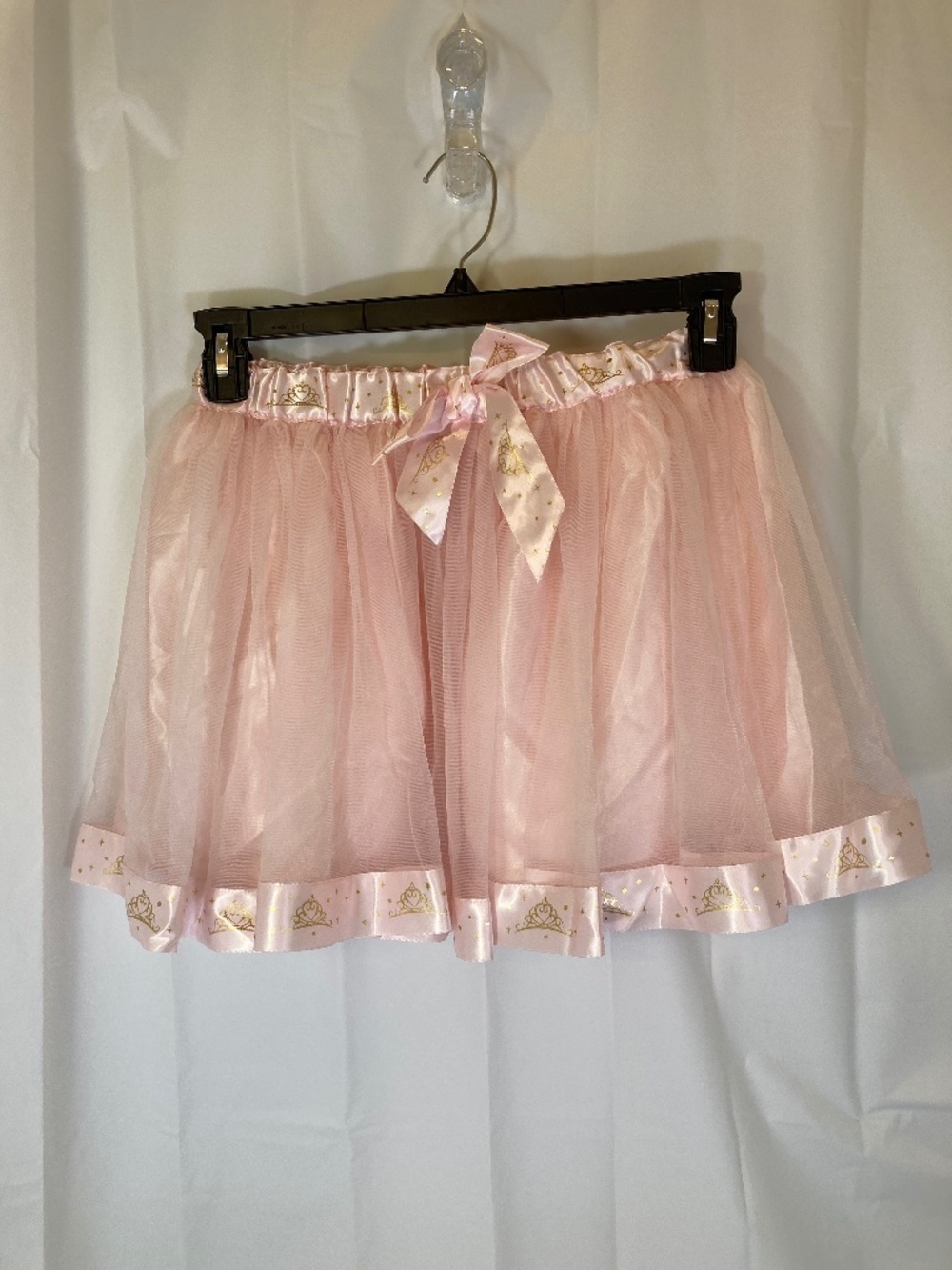 Disney Bibbity Bobbity Boutique Skirt YOUTH Sz L Pink New With Tags